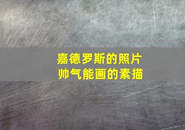 嘉德罗斯的照片 帅气能画的素描